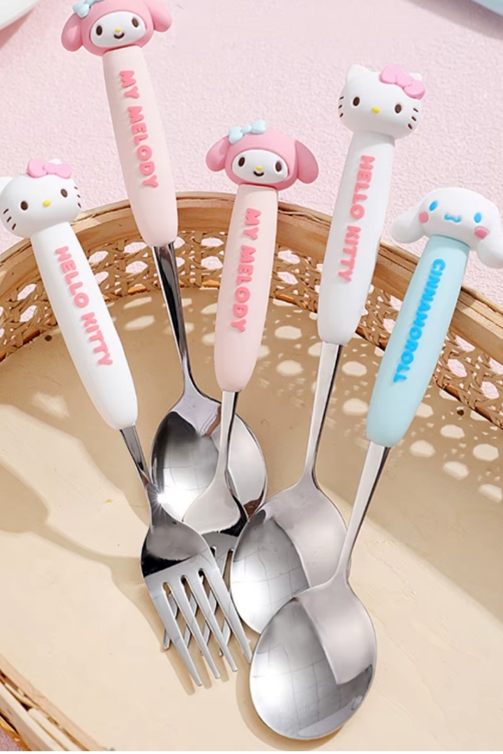 ست قاشق چنگال فانتزی باکس دار